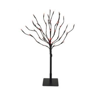 24 Tree with 56 LED Red Lights with Plugin