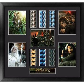 Trend Setters Lord of the Rings Trilogy Montage FilmCell Presentation Framed Memorabilia; No