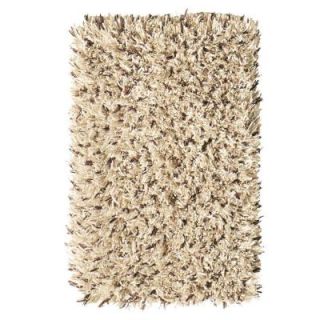 Home Decorators Collection Ultimate Shag Cookies/Cream 3 ft. 6 in. x 5 ft. 6 in. Area Rug 3311430460