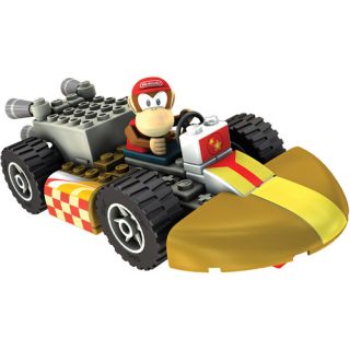 K'NEX Mario Kart Wii Building Set Diddy Kong with Standard Kart