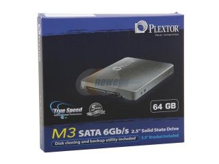 Plextor M3 Series 2.5" 64GB SATA III MLC Internal Solid State Drive (SSD) PX 64M3