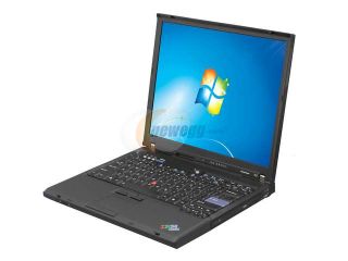 Open Box ThinkPad Laptop T60 Intel Pentium dual core 2.00 GHz 2 GB Memory 60 GB HDD 14.1" Windows 7 Professional