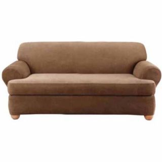 Sure Fit Stretch Stripe Separate Seat T Cushion Sofa Slipcover