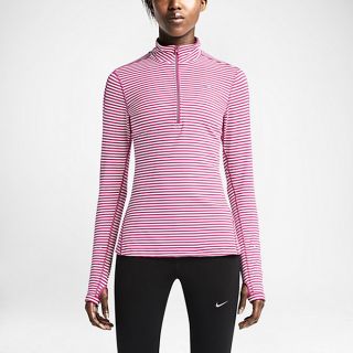 Nike Element Stripe Half Zip Womens Running Top.