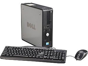 Refurbished Dell  Optiplex 760 Desktop PC with Intel Core 2 Duo 2.6GHz, 4GB RAM, 160GB HDD, DVDROM, Windows 7 Professional 64 Bit