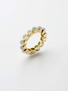 Aquamarine eternity ring by Temple St Clair
