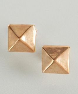 Jules Smith Rose Gold 'cairo' Pyramid Stud Earrings (321812801)