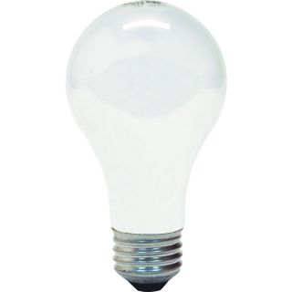 GE 4 Pack 43 Watt A19 Medium Base (E 26) Bright White Dimmable Halogen Light Bulbs