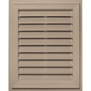 Builders Edge 20 in x 30 in Wicker Rectangle Vinyl Gable Vent