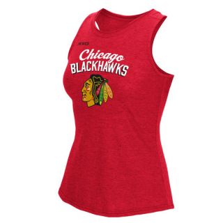 CCM Chicago Blackhawks Womens Red Old Favorite Racerback Tank Top