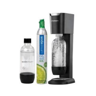 SodaStream Genesis Home Soda Maker Starter Kit in Black 1317512019