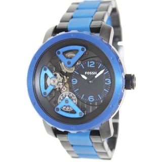 Fossil Mens Nate ME1140 Two Tone Stainless Steel Quartz Watch with