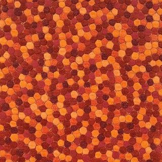 Fire Pom Pom Rug