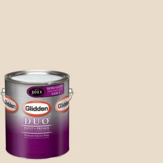 Glidden DUO 1 gal. #GLN09 Antique Beige Semi Gloss Interior Paint with Primer GLN09 01S