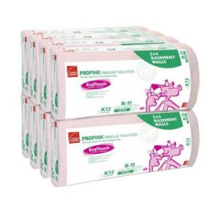 Owens Corning R 11 Kraft Faced Insulation Batts 23 in. x 93 in. (8 Bags) K12