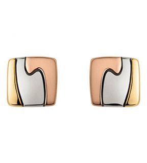 GEORG JENSEN   18ct yellow, white and red gold Fusion earrings