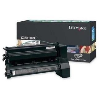 Lexmark Extra High Yield Black Toner Cartridge For C782n, C782dn, C782dtn And X782e Printers   Black   Laser   15000 Page (C782X2KG)