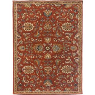 Liberty Hand Tufted Rust Area Rug by AMER Rugs