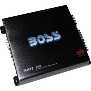 BOSS Audio R2504 RIOT Series 1000W Mosfet Power 4 Channel Amplifier
