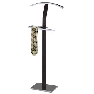 Dark Brown Wood and Metal Valet Stand   Shopping   The Best