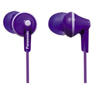 Panasonic Canal Insidephone   Stereo   Violet   Mini phone   Wired   16 Ohm   10 Hz 24 Khz   Nickel Plated   Earbud   Binaural   In ear   3.61 Ft Cable (rp hje125 v)