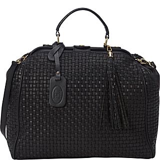 Sharo Leather Bags Woven Italian Leather Satchel Handbag