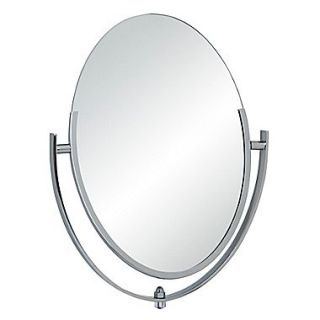 Econoco 1014 Double Sided Counter Oval Mirror, Chrome, 10 x 14
