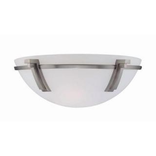 Illumine 1 Light Polished Steel Sconce with Frost Glass CLI LS437567