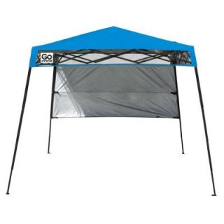 Quik Shade 6 ft. x 6 ft. Blue Go Hybrid Compact Backpack Canopy 157433