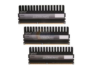 Crucial Ballistix Tactical 12GB (3 x 4GB) 240 Pin DDR3 SDRAM DDR3 1600 (PC3 12800) Desktop Memory Model BLE3KIT4G3D1608DE1TX0