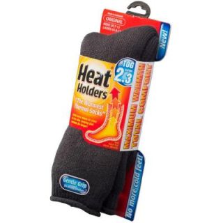 Heat Holders Mens Heat Holder Socks in Charcoal DBUSMHH04H1 Charcoal