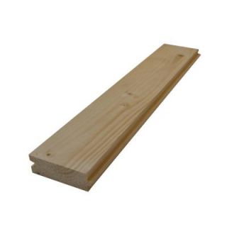 5/4 in. x 4 in. x 10 ft. Tongue and Groove Pine Decking Board 113938