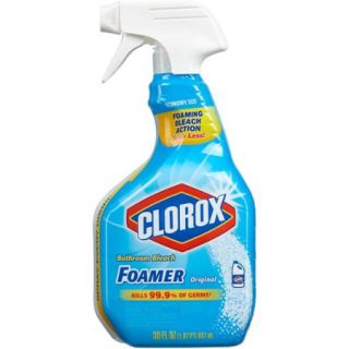 Clorox Bleach Foamer for the Bathroom Spray, 30 Fluid Ounces
