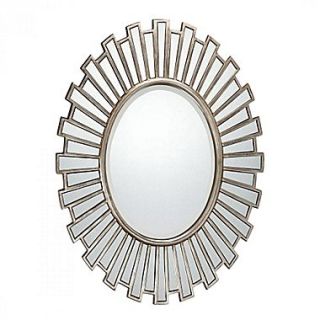 Quoizel Reflections QR1413 37.5H x 28W Wall Mirror, Antique Silver
