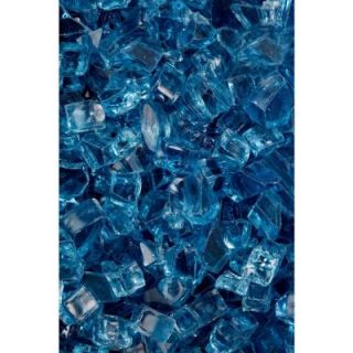 FireCrystals 30 lbs. Arctic Blue Fire Glass Value Pak 10025
