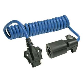 Reese Towpower 7 Way Round to 4 Way Flat Coiled Adapter 74686