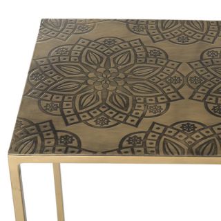 Bungalow Rose Moroccan Flower Console Table