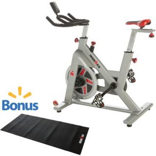 IRONMAN H Class 510 Indoor Training Cycle with Digital Computer, Heart Rate System, and BONUS Equipment Mat