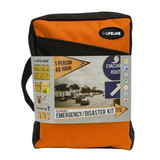 Lifeline 1 Person 48 Hour Essential Emergency Disaster Kit   14972232