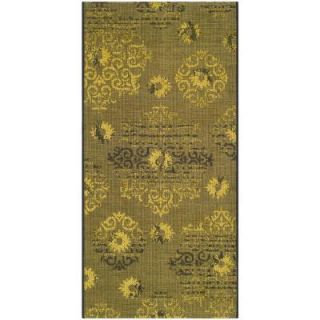 Safavieh Palazzo Black/Green 2 ft. 6 in. x 5 ft. Area Rug PAL129 56C10 3