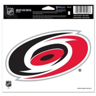 Carolina Hurricanes Official NHL 4 inch x 6 inch Car Window Cling Decal by Wincraft