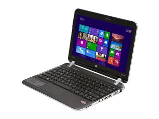 HP Laptop Pavilion dm1 4310nr AMD Dual Core Processor E2 1800 (1.7 GHz) 4 GB Memory 500 GB HDD AMD Radeon HD 7340 11.6" Windows 8
