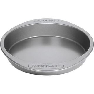 Farberware Nonstick Bakeware 9 Inch Round Cake Pan, Gray