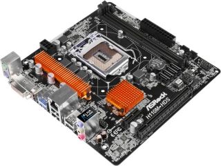 ASRock H110M HDS LGA 1151 Intel H110 HDMI SATA 6Gb/s USB 3.0 Micro ATX Intel Motherboard
