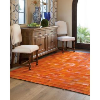 Barclay Butera by Nourison Medley Leather Tangerine Rug (53 x 75