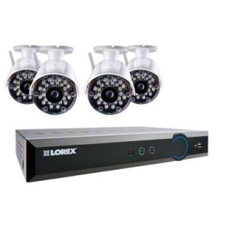 Lorex 8 Channel 960H Surveillance System with 1 TB HDD and (4) Wireless Indoor/Outdoor Cameras LH03081TC4W