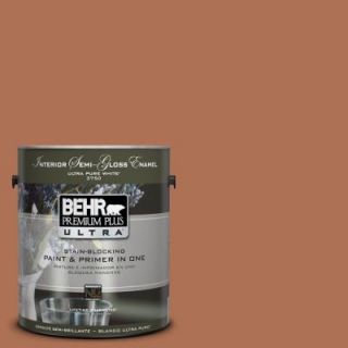 BEHR Premium Plus Ultra 1 gal. #UL120 6 Glazed Pot Interior Semi Gloss Enamel Paint 375301
