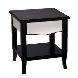 Anuja Mirrored End Table   Black   7618276