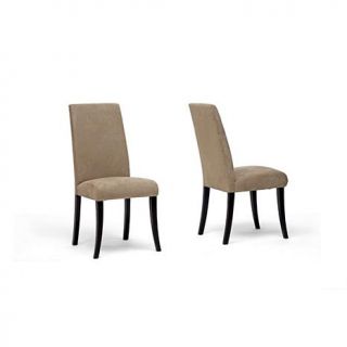 Microfiber Dining Chairs   Set of 2