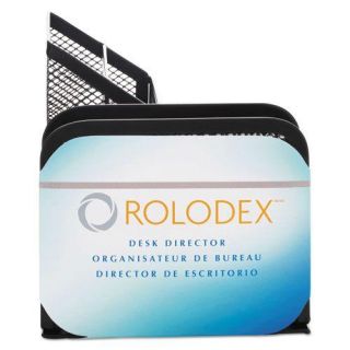 ROLODEX Expressions Mesh Desk Organizers, Durable Steel, Black